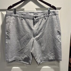 Callaway Men's Light Gray Flat Front Shorts